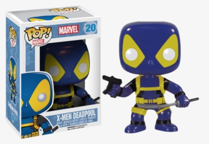 Blue And Yellow Deadpool Pop - Funko Pop Deadpool Blue And Yellow, HD Png Download, Transparent PNG