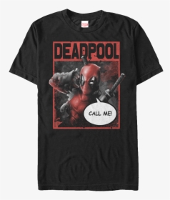 Call Me Deadpool T-shirt - Cool Star Wars Graphic Tees, HD Png Download, Transparent PNG