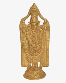 Divine Sri Tirupati Balaji Brass Statue, 3 X 8 Inch, - Statue, HD Png Download, Transparent PNG