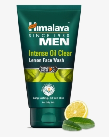 Himalaya Men Intense Oil Clear Lemon Face Wash - Himalaya Oil Clear Face Wash, HD Png Download, Transparent PNG