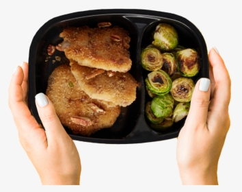 Hands Holding Meal - Brussels Sprout, HD Png Download, Transparent PNG