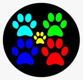 Paw Clipart Service Dog - Dog Walking, HD Png Download, Transparent PNG