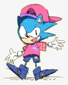 Classic Sonic With Clothes, HD Png Download, Transparent PNG