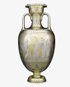 Victorian Parcel Gilt Vase By D & C Houle - Victorian Vase, HD Png Download, Transparent PNG