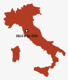Colle Di Val D Esa - Italy Map Vector Png, Transparent Png, Transparent PNG