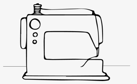 The Drawing Of A Leather Sewing Machine - Line Art, HD Png Download, Transparent PNG