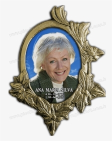 Foto Em Porcelana Oval, Com Moldura De Bronze - Emblem, HD Png Download, Transparent PNG