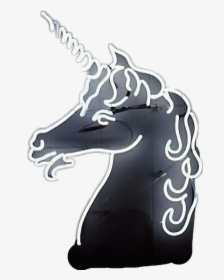 #neon  #unicornio - Unicorn Neon Sign, HD Png Download, Transparent PNG
