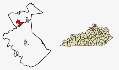 Map Of Kentucky, HD Png Download, Transparent PNG