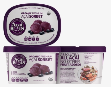 Acai Roots Sorbet , Png Download - Gelato, Transparent Png, Transparent PNG