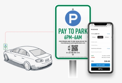Pay To Park Header - Iphone, HD Png Download, Transparent PNG