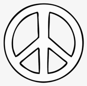 Peace Symbol Png - Peace Symbol Outline, Transparent Png, Transparent PNG