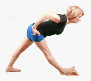 Calf Stretch On Block, HD Png Download, Transparent PNG
