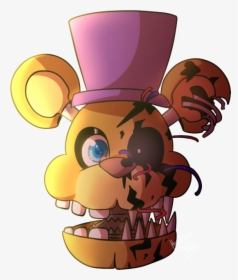 Nightmare Fredbear Art, HD Png Download, Transparent PNG