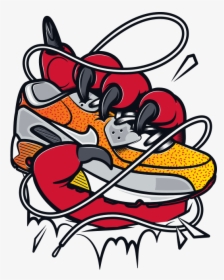 Nike Air Max Animado Clipart , Png Download - Cartoon, Transparent Png, Transparent PNG