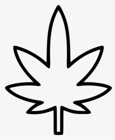 Marijuana - Line Art, HD Png Download, Transparent PNG