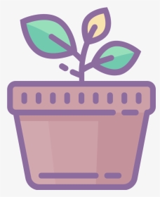 Potted Plant Icon - Icon, HD Png Download, Transparent PNG