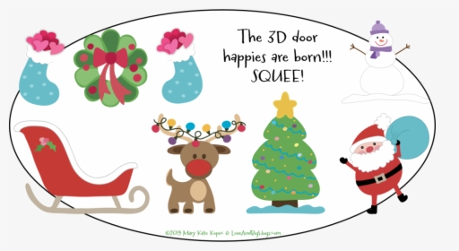 Holiday Door Decorating Contest Challenge Accepted - Cartoon, HD Png Download, Transparent PNG
