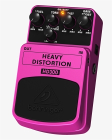 Behringer Hd300 Heavy Metal Distortion Effects Pedal - Behringer Heavy Distortion Hd300, HD Png Download, Transparent PNG