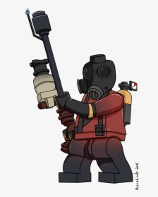 Lego Team Fortress 2 Pyro, HD Png Download, Transparent PNG