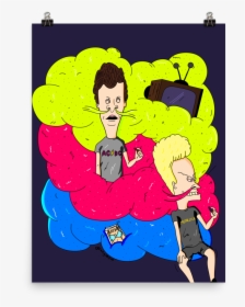 Cloudy Day With Beavis & Butthead - Cartoon, HD Png Download, Transparent PNG