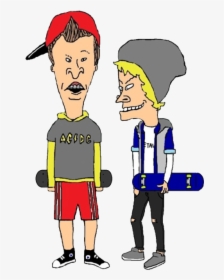 Beavis And Butthead Skateboarding, HD Png Download, Transparent PNG