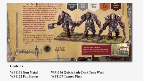 Warpaints Kings Of War Ogres Paint Set, HD Png Download, Transparent PNG
