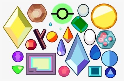 More Canon Gemstones - Steven Universe Characters Gemstones, HD Png Download, Transparent PNG