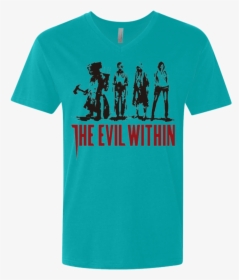 The Evil Within Men S Premium V-neck - Golf Tournament T Shirt Ideas, HD Png Download, Transparent PNG