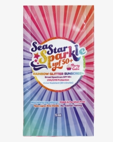 10 Seastar Sparkle Spf50 Travel Packets / Party Cake - Poster, HD Png Download, Transparent PNG