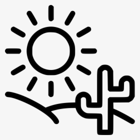 Desert - Sunny Icon, HD Png Download, Transparent PNG