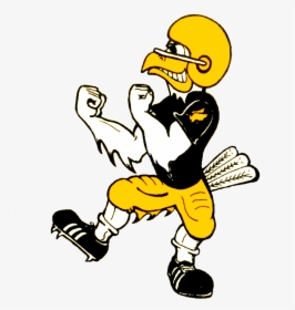 Inspired By The Iowa Versus Iowa State Football Game - Herky The Hawkeye Cartoon, HD Png Download, Transparent PNG