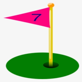 Cartoon Golf Flag Png, Transparent Png, Transparent PNG
