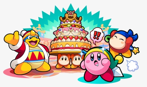 Kirby Battle Royale Cake, HD Png Download, Transparent PNG
