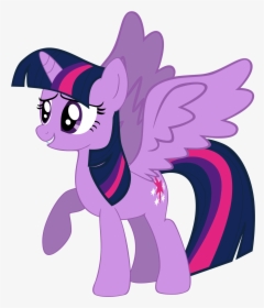 Fanmade Smiling Princess Twilight Sparkle - My Little Pony Twilight Sparkle With Wings, HD Png Download, Transparent PNG