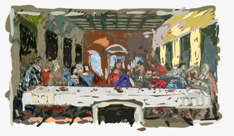 Last Supper Free To Use, HD Png Download, Transparent PNG