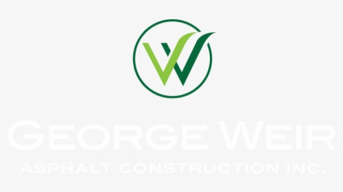 George Weir Asphalt Logo White Text - Sign, HD Png Download, Transparent PNG