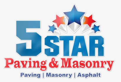 5 Star Paving Masonry Logo - Graphic Design, HD Png Download, Transparent PNG