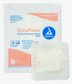 Dynafoam Waterproof Bordered Foam Dressing - Dynarex 3039, HD Png Download, Transparent PNG