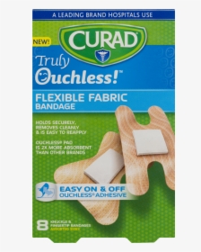 Curad Truly Ouchless Flexible Fabric Bandages, HD Png Download, Transparent PNG