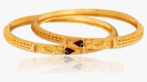 Trendy Golden Heart Bangles - Bangle, HD Png Download, Transparent PNG