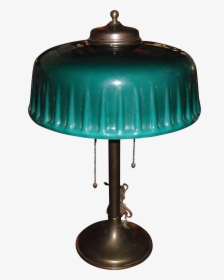 Green Shade Bankers Desk Lamp Beautiful Green Lamp - Lamp, HD Png Download, Transparent PNG