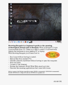 Knowing Knoppix - Linux Knoppix, HD Png Download, Transparent PNG