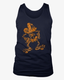 Mickey Mouse Halloween Skeleton T Shirt - T-shirt, HD Png Download, Transparent PNG