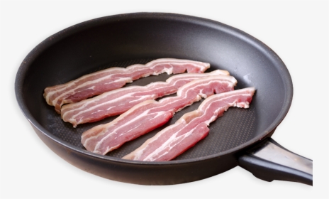 Smoked Streaky Bacon, - Bacon In Frying Pan Png, Transparent Png, Transparent PNG