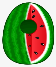 Melon Clipart Green Watermelon - Club Penguin Fruit Costumes, HD Png Download, Transparent PNG