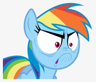 Angry Rainbow Dash, HD Png Download, Transparent PNG