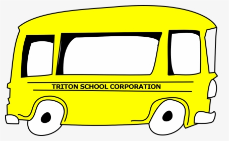 Outline Of A Bus, HD Png Download, Transparent PNG