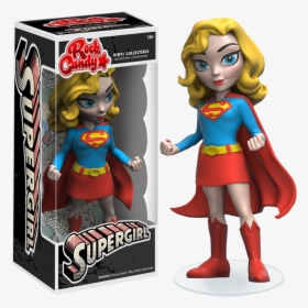 Transparent Supergirl Png - Funko Rock Candy Supergirl, Png Download, Transparent PNG