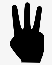 Three Fingers - Sign Language, HD Png Download, Transparent PNG